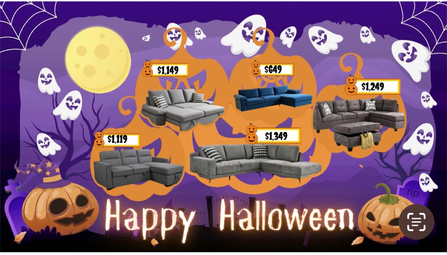 🎃 Halloween Weekend Sale! Couches from $649 — Don’t Miss Out! - photo 2