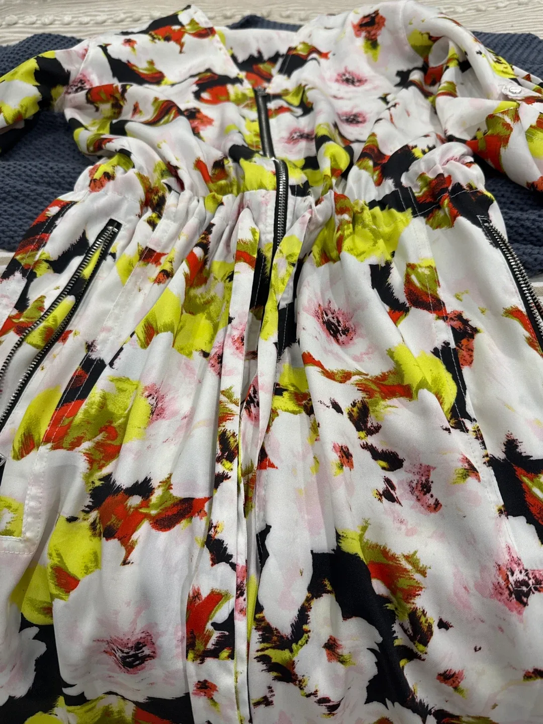 DKNY Floral Print Jumpsuit image indicator(2)