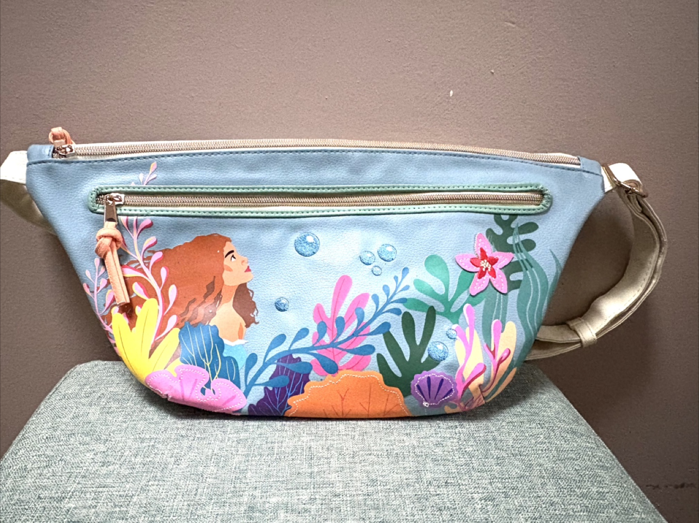 Mermaid 🧜‍♀️ Under the Sea Waist Bag - Brand New