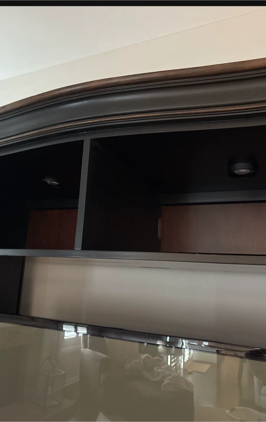 Large Black Entertainment Center image indicator(3)