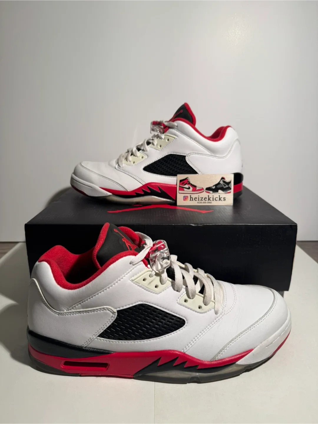 Jordan 5 Low Fire Red size 11