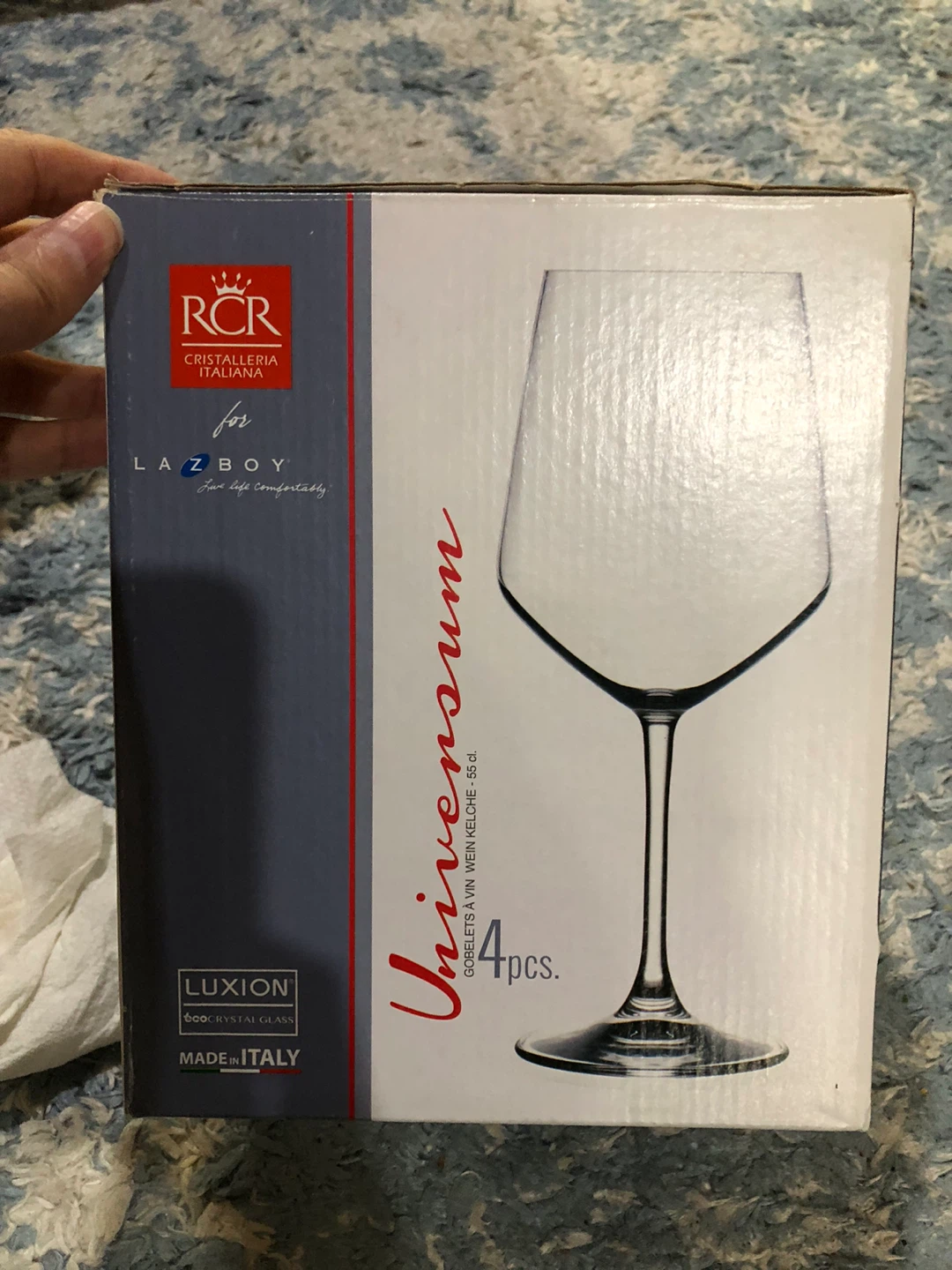 RCR Cristalleria Italiana Universum Wine Goblets (Set of 4)