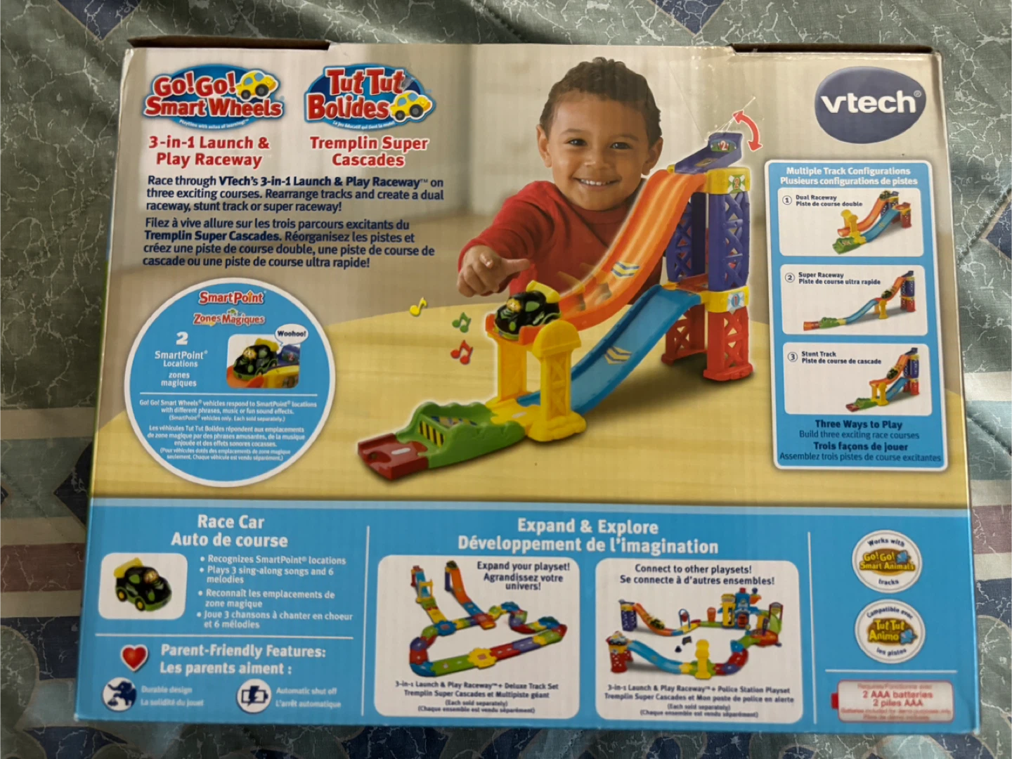 VTech Go! Go! Smart Wheels 3-in-1 Launch & Play Raceway - photo 2