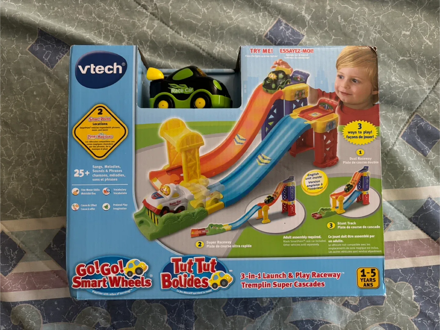 VTech Go! Go! Smart Wheels 3-in-1 Launch & Play Raceway