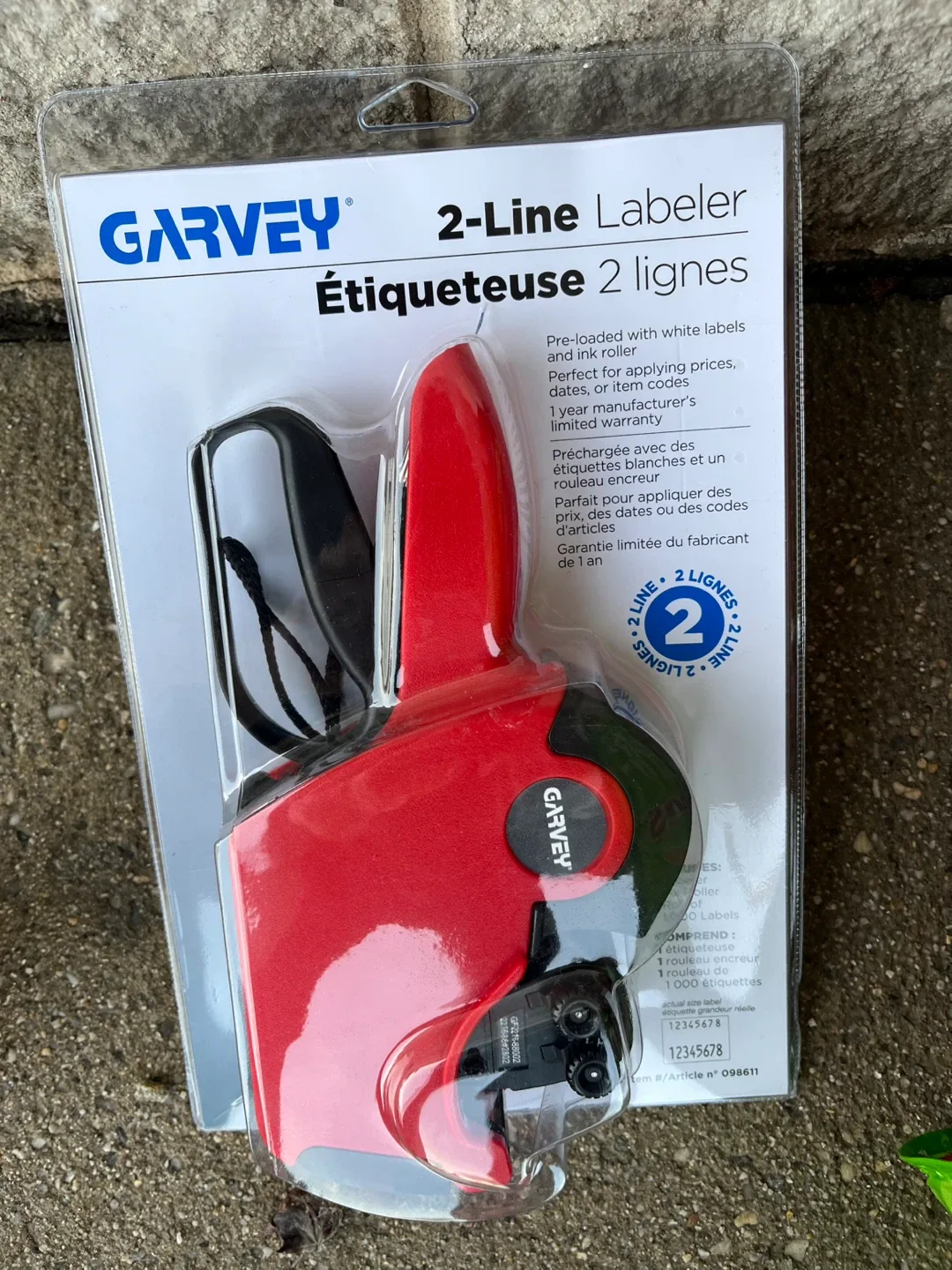 New Garvey 2-Line Labeler thumbnail