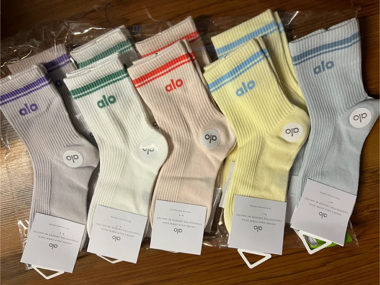ALO & Lululemon Socks - Assorted Styles & Sizes thumbnail