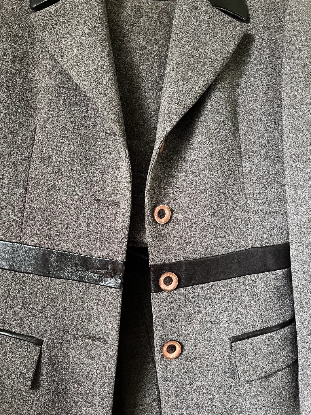 Maniganse Paris Brown jacket suit Size S - photo 5