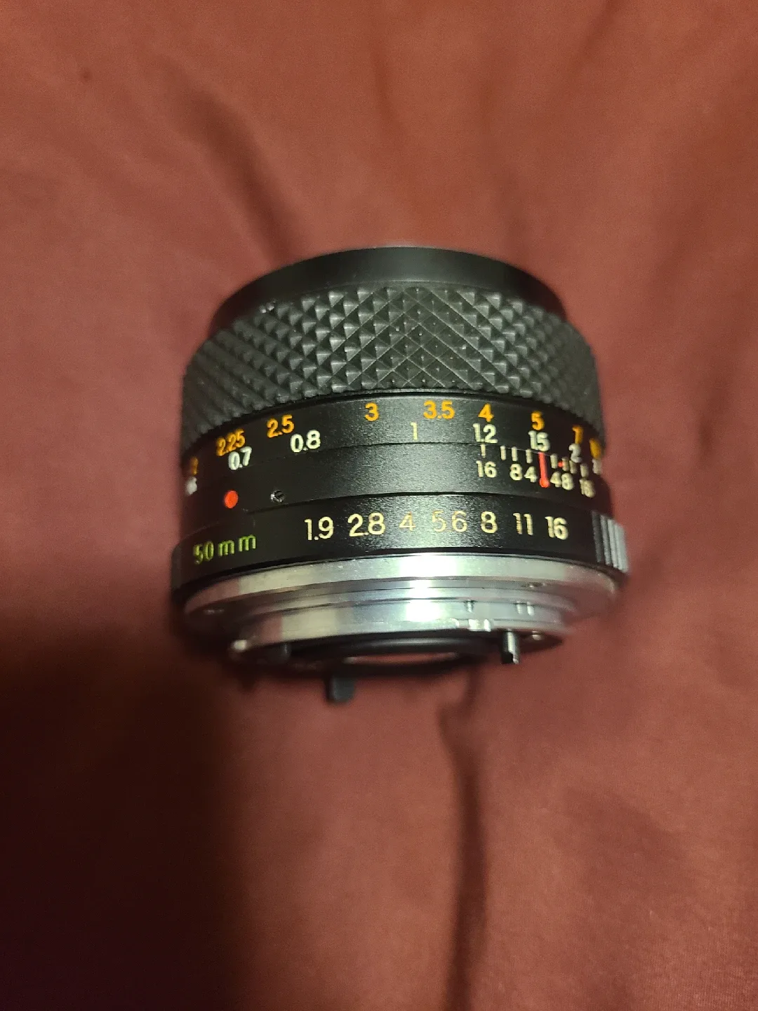 Yashica DSB 50mm 1:1.9 Lens image indicator(7)