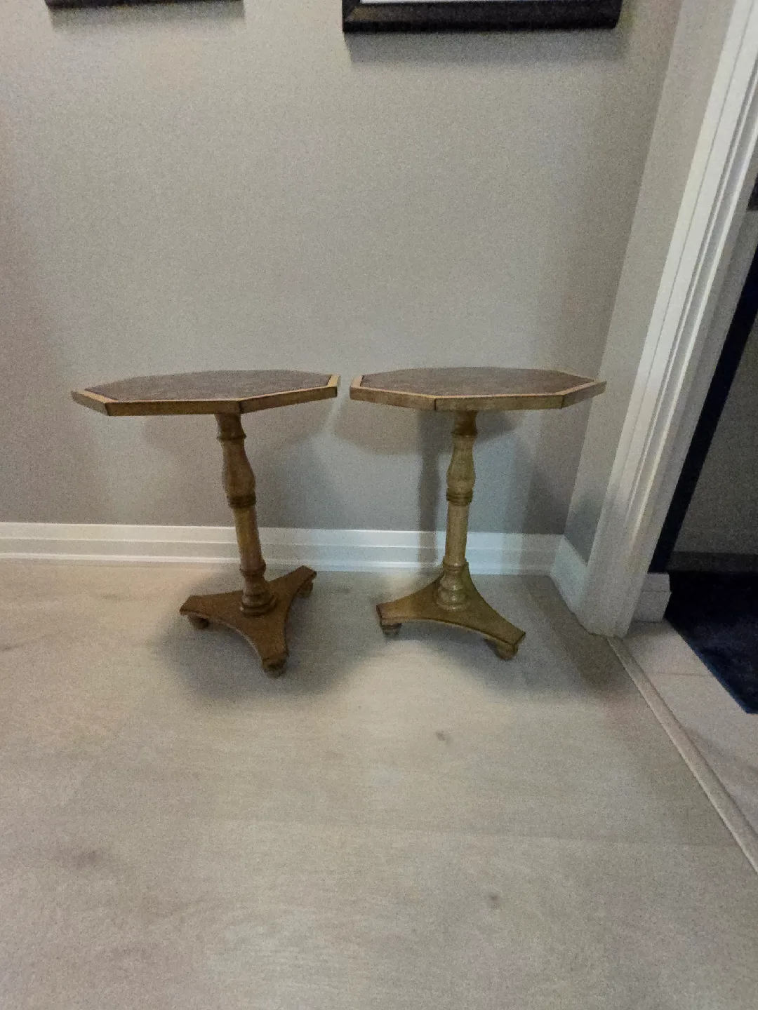 Accent Table with Floral Design image indicator(2)