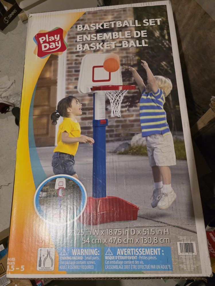 Play Day Basketball Set - Kids Ages 1.5-5