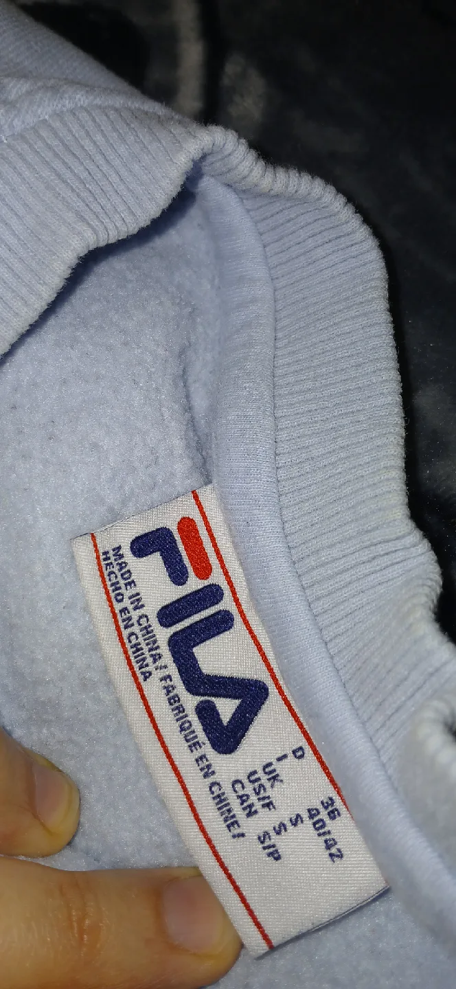 Fila Sweatshirt Size S Light Blue image indicator(5)