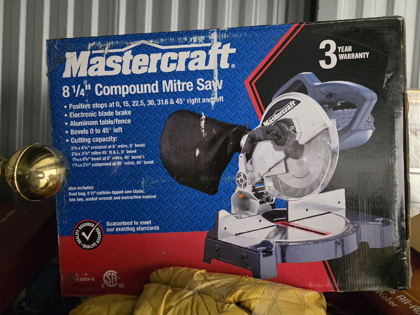 Mastercraft 8 1/4" Compound Mitre Saw & Belt Sander - photo 2