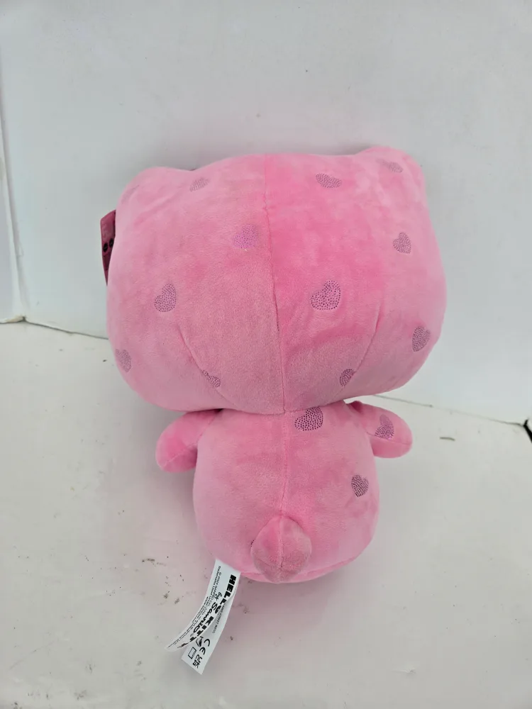 Rare 12 inch hello kitty pink 50th anniversary plush new w tag image indicator(5)