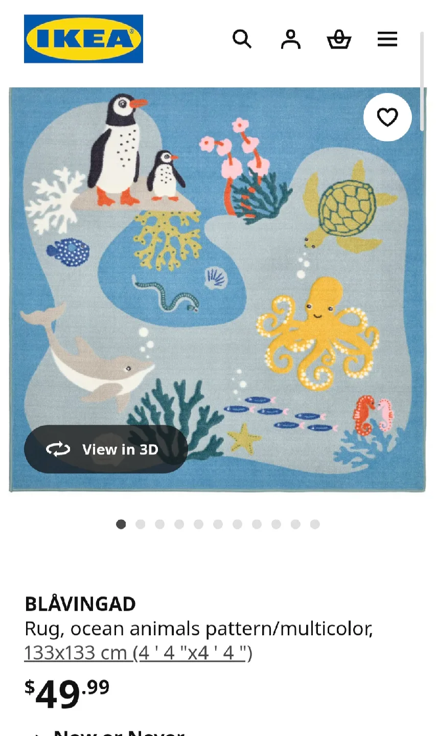 IKEA BLÅVINGAD Rug image indicator(2)