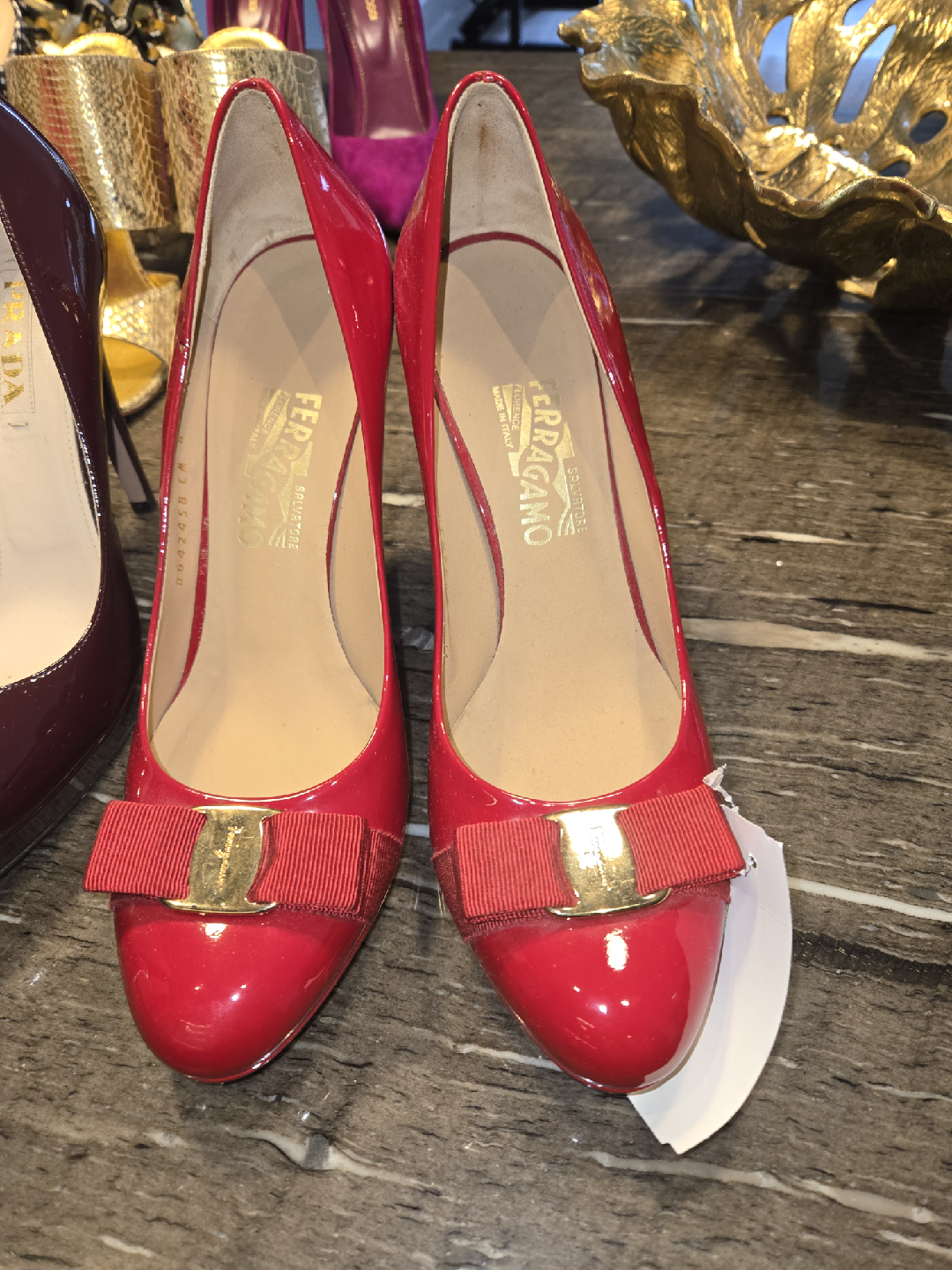 Salvatore Ferragamo Red Heels