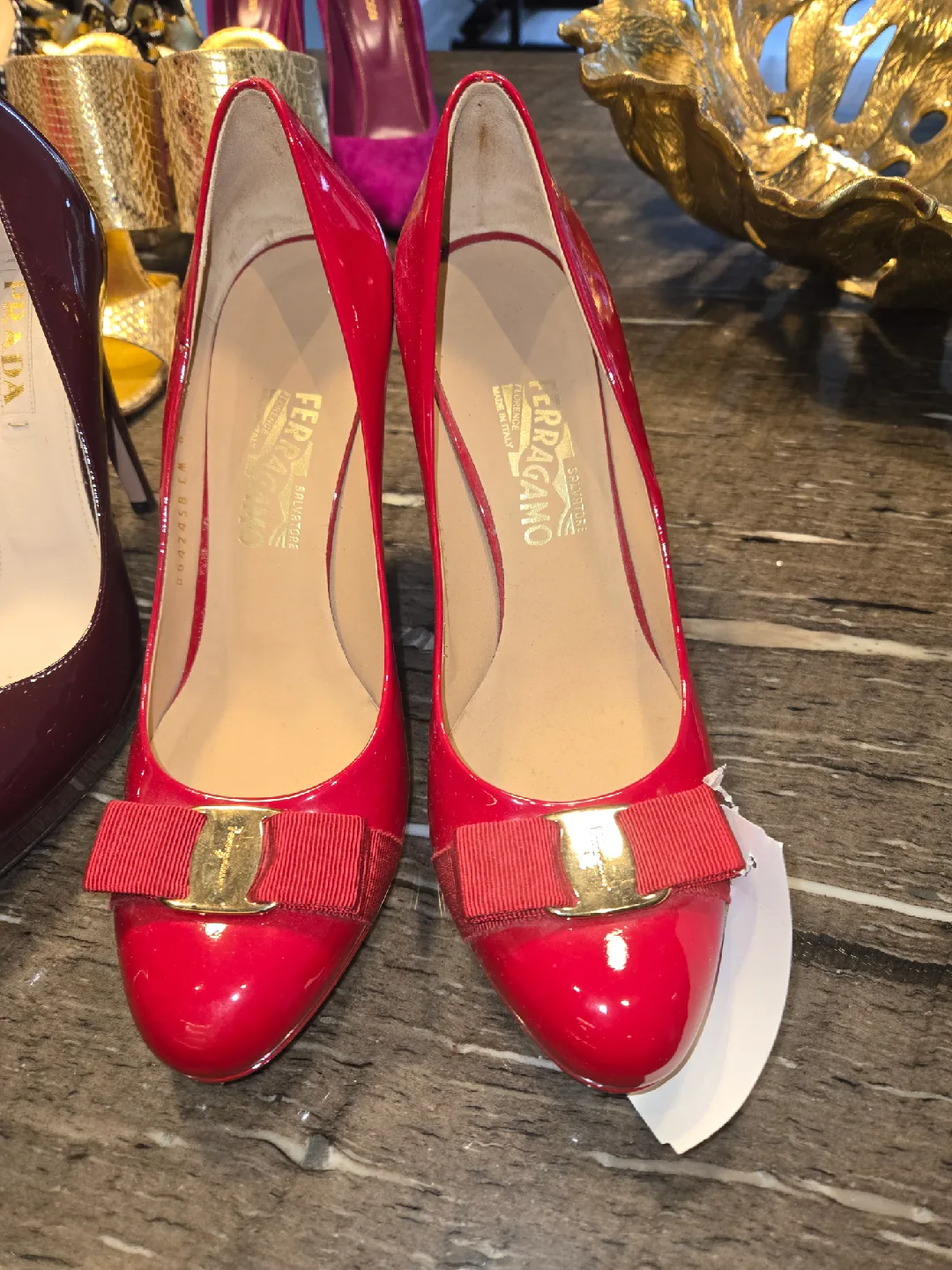 Salvatore Ferragamo Red Heels thumbnail