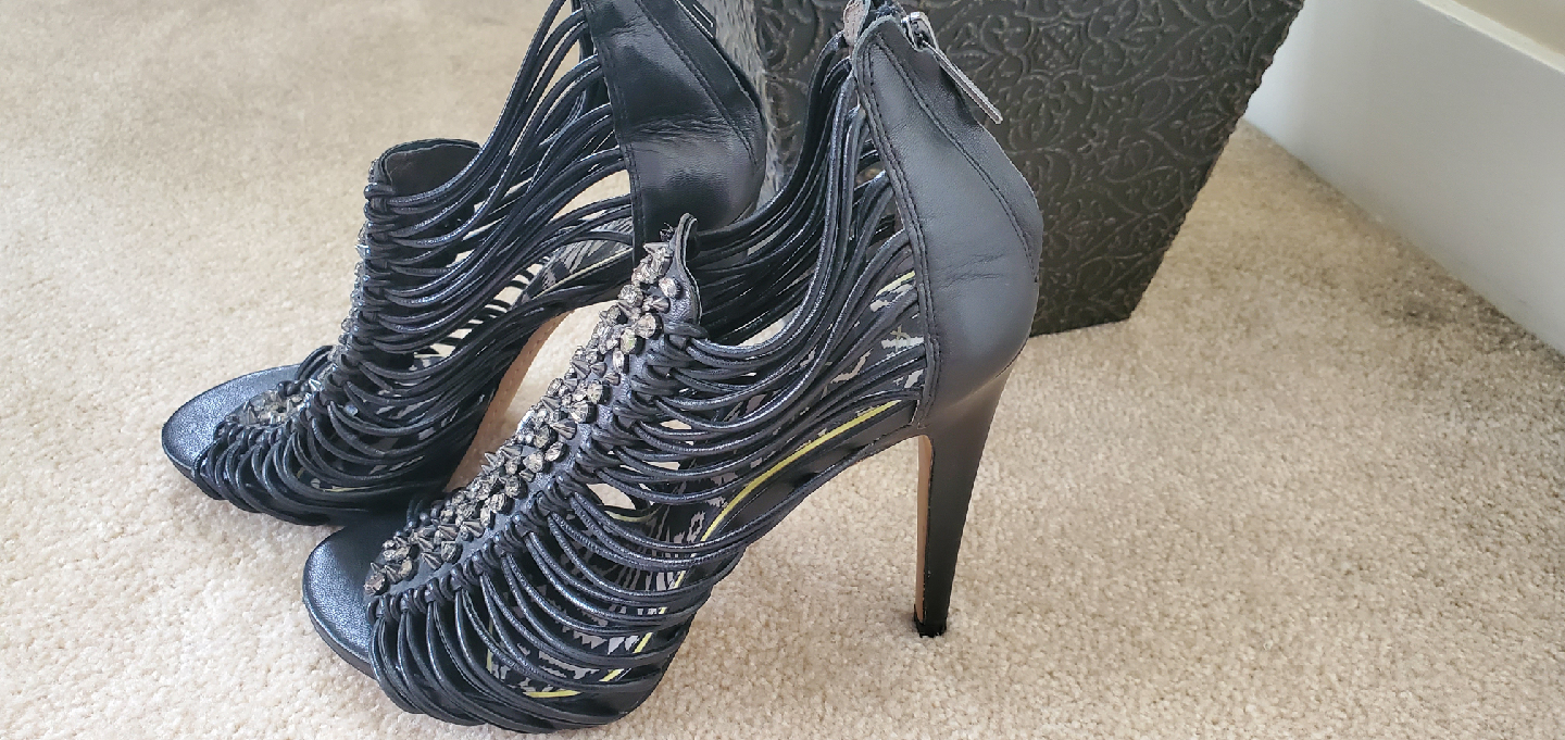 Sam Edelman Black Heels, Size 9.5 - photo 2