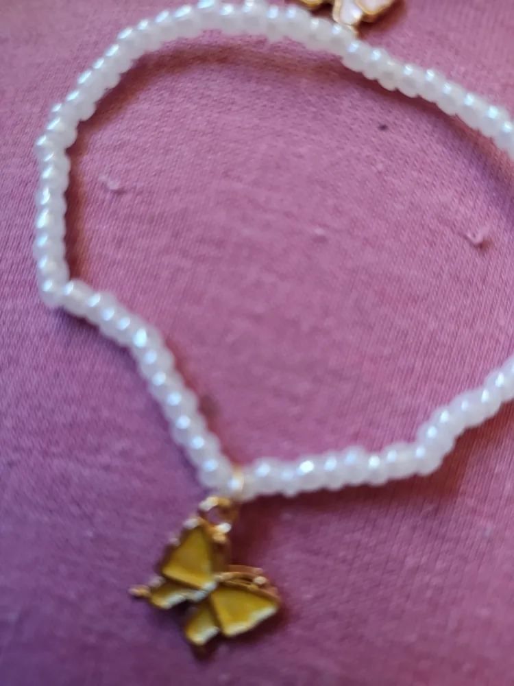 Butterfly Beaded Bracelets - Set of 5 image indicator(4)