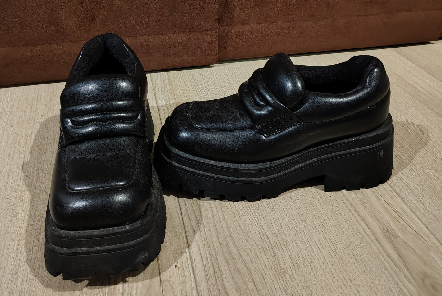 Black Platform Loafers - Wednesday costume 🥕🥕🥕 - photo 2