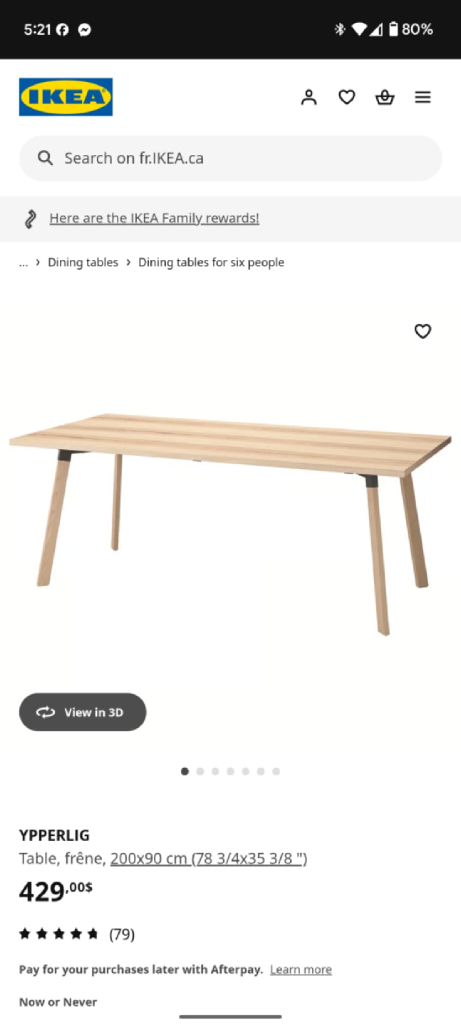 Dining table - IKEA YPPERLIG Table for 6 - photo 5
