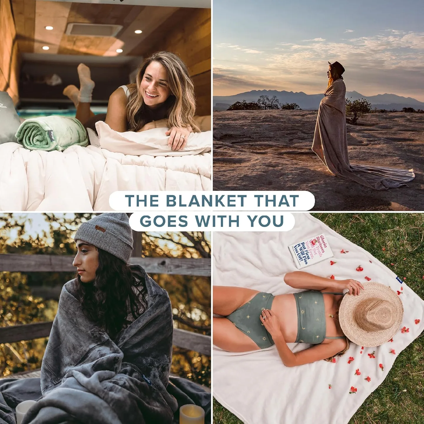 Grey Throw Blanket - Luxuriously Soft image indicator(4)