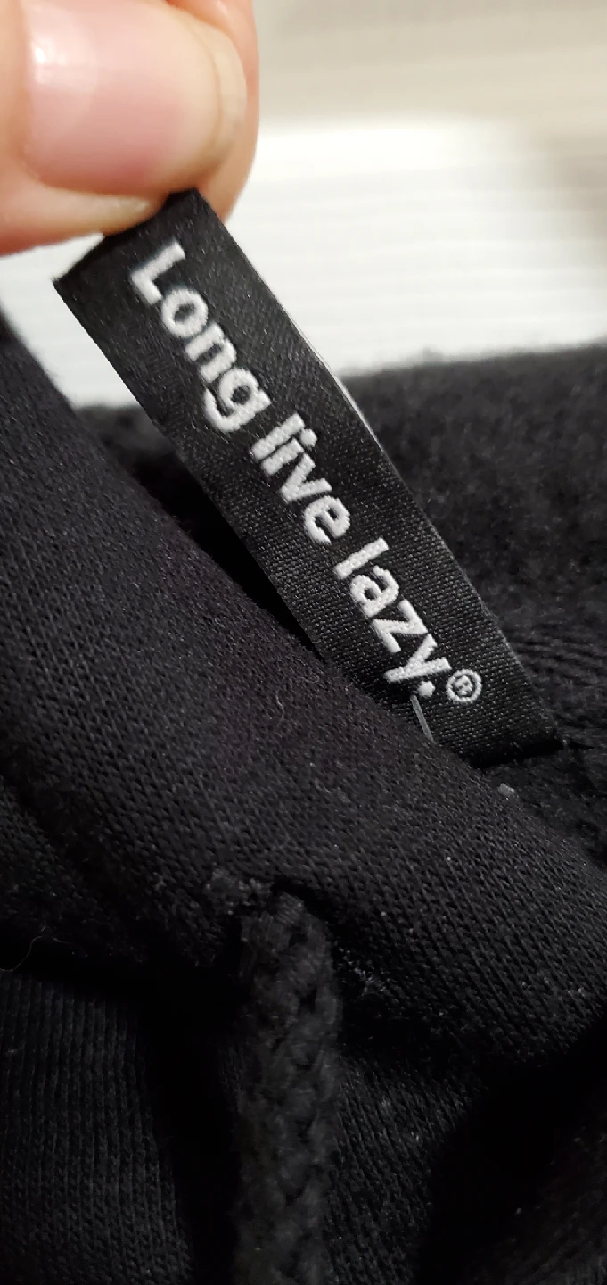 Long Live Lazy Black Hoodie (XL) Skier / Snowboarder - photo 4