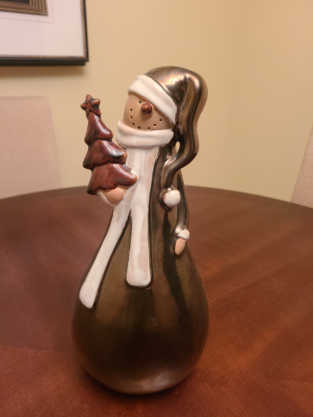 Christmas Santa Figurine with Tree