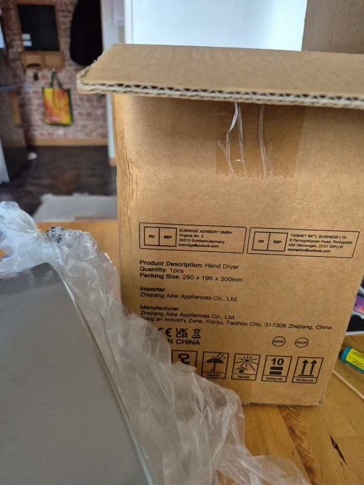 AIKE Air blade Hand Dryer AK2630 - Silver image indicator(6)