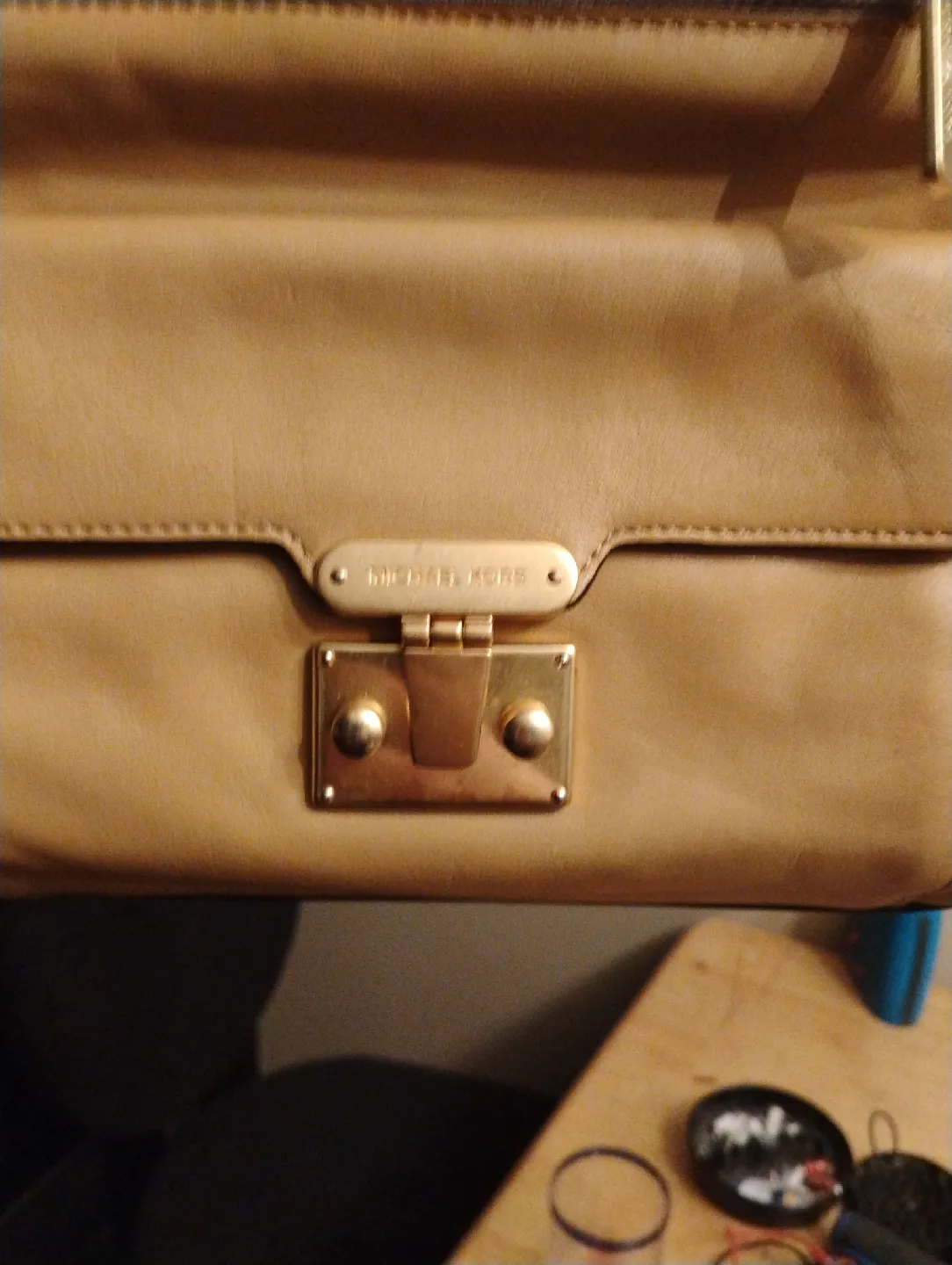 Michael Kors Tan Leather Handbag