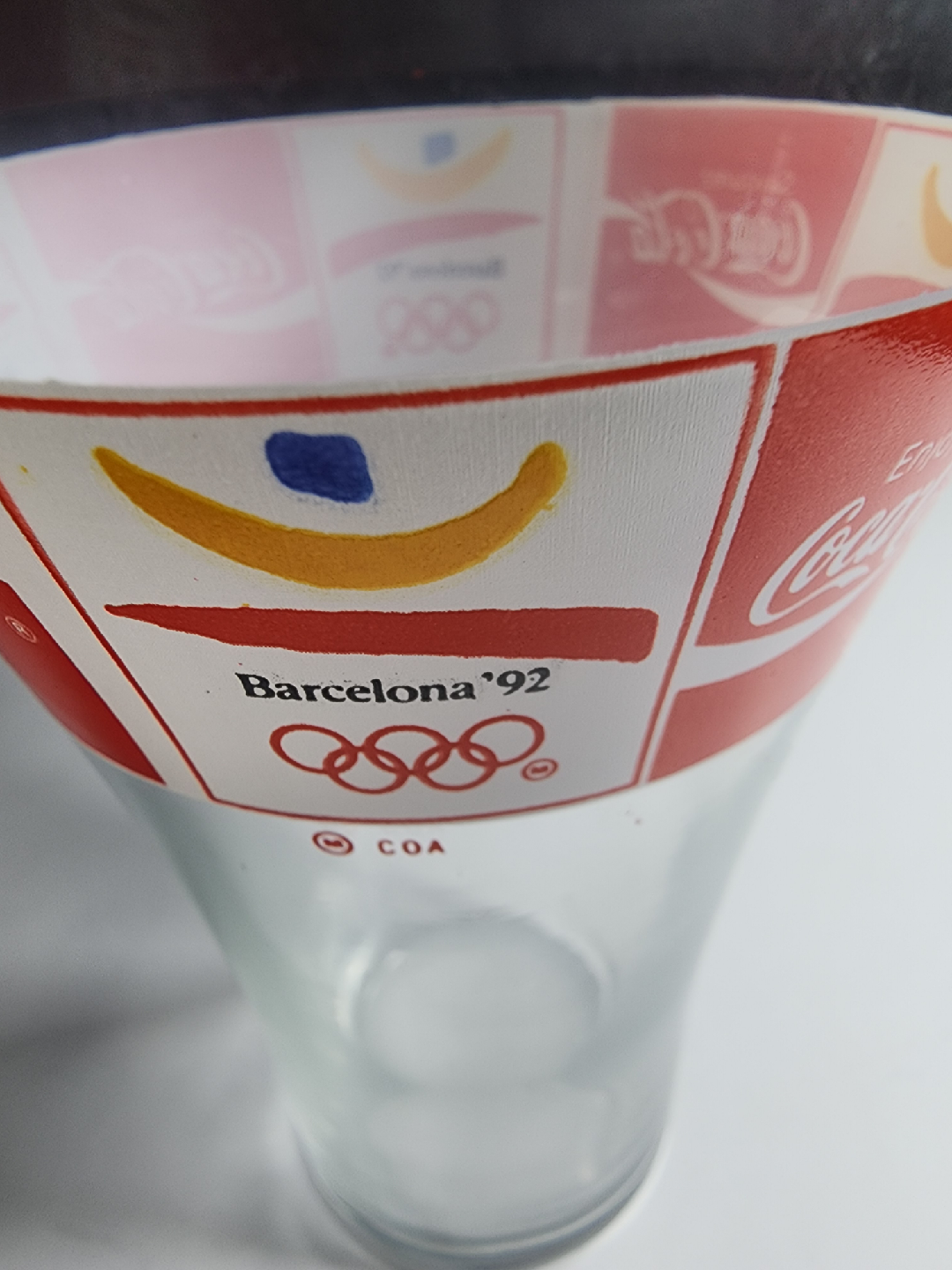 Coca-Cola Barcelona '92 Olympic Glass