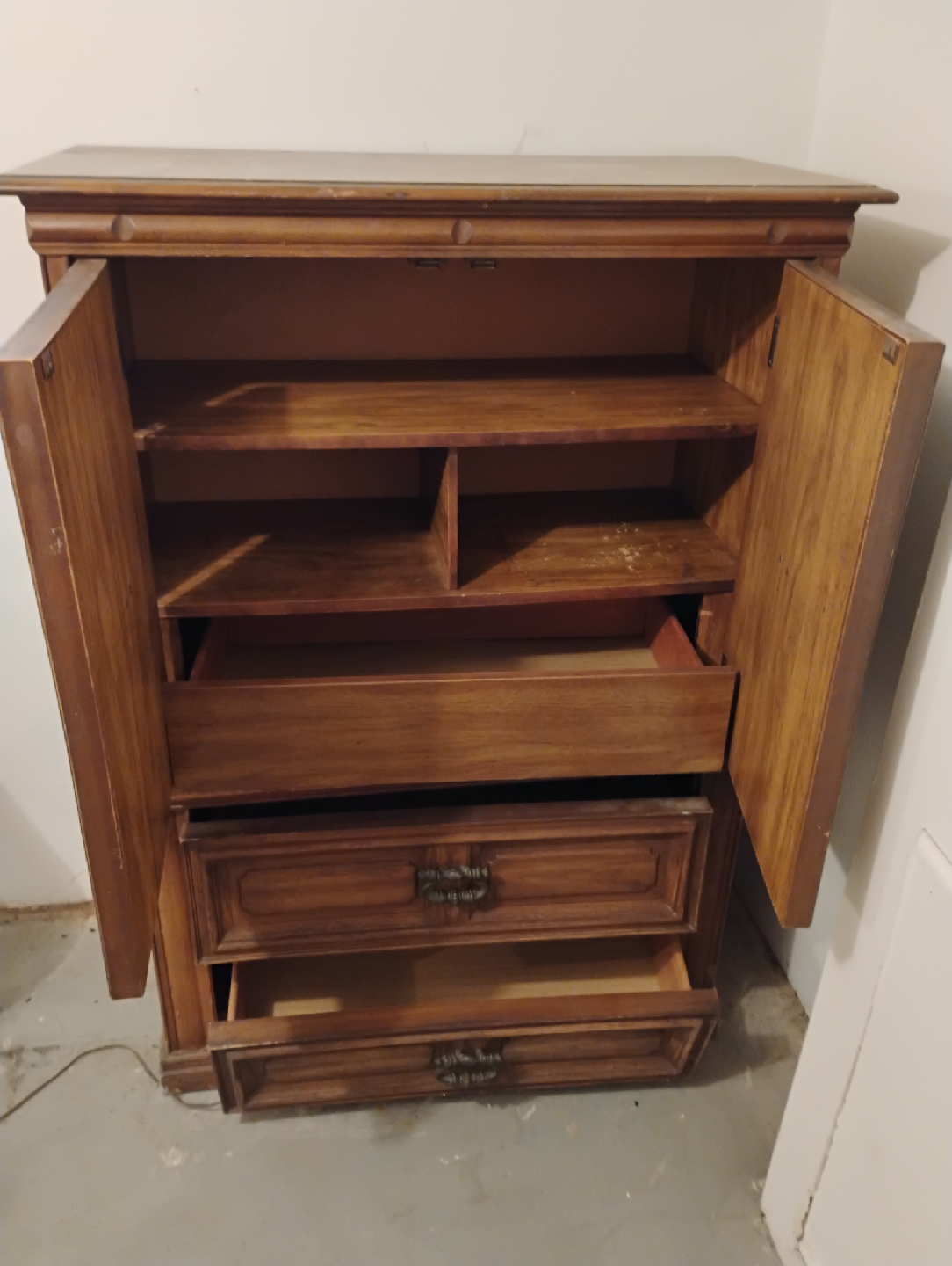 Vintage Wooden Armoire - photo 2