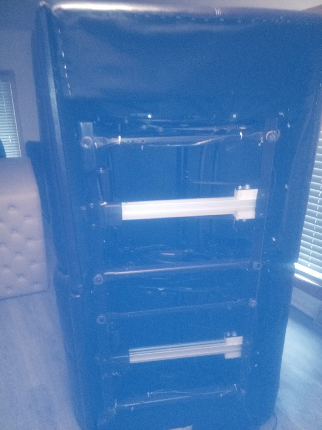 Leather Recliner Couch / Loveseat- Black image indicator(2)