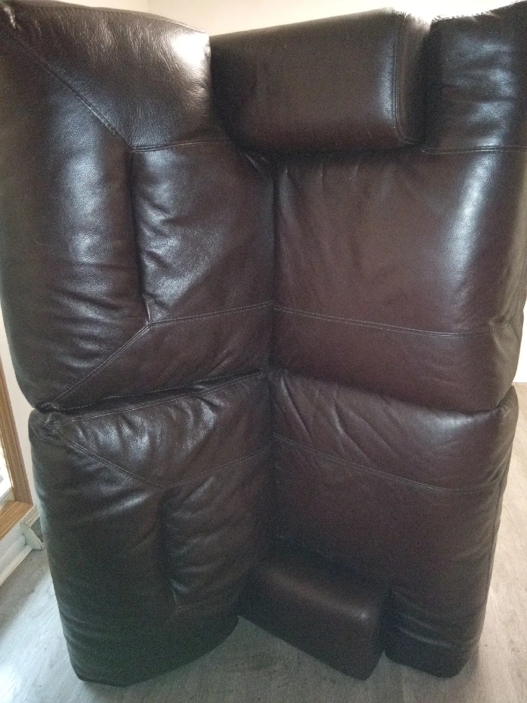 Leather Recliner Couch / Loveseat- Black image indicator(6)