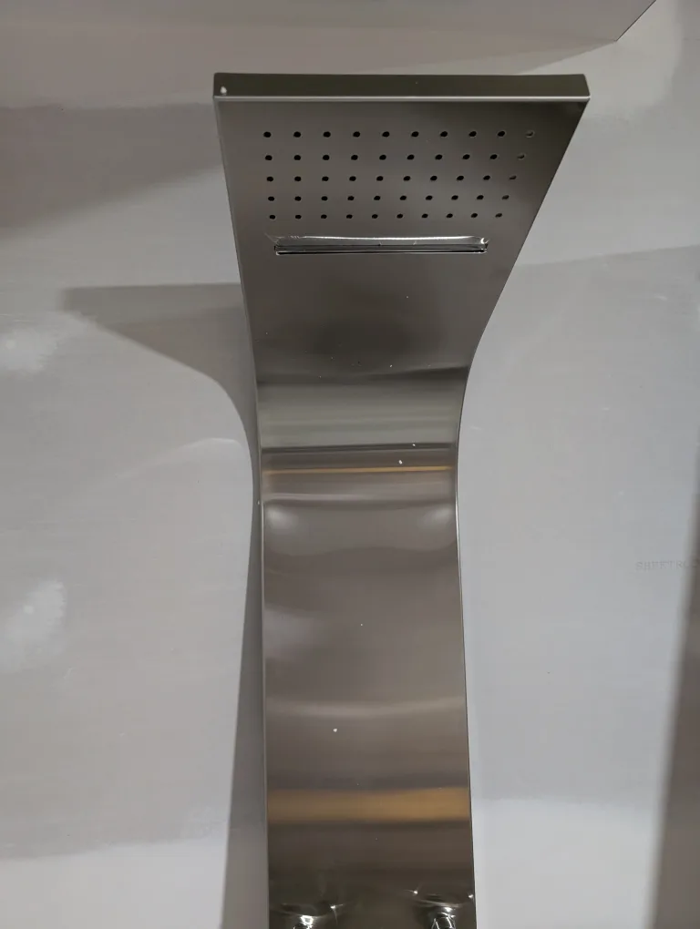 Brand New Brushed Nickel Rainfall Shower Panel For Sale image indicator(6)