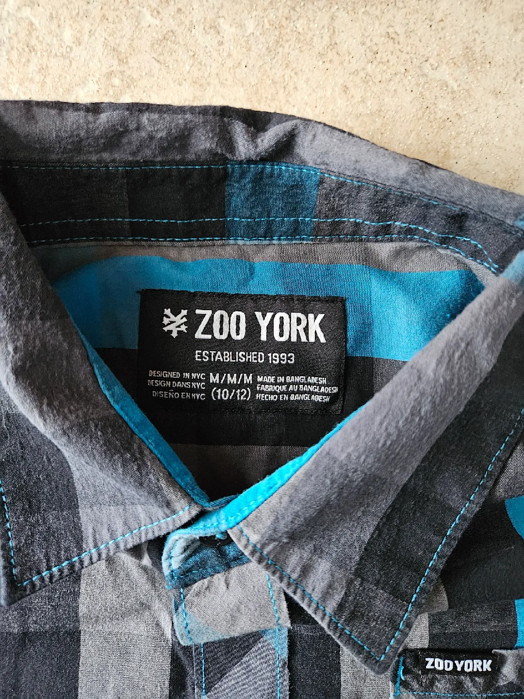 Size M (10/12) Zoo York Button-Down Dress Shirt image indicator(2)