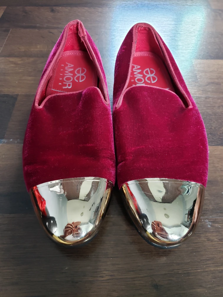 Amor Elise Velvet Loafers (Size 8.5 / 41.5) - photo 2