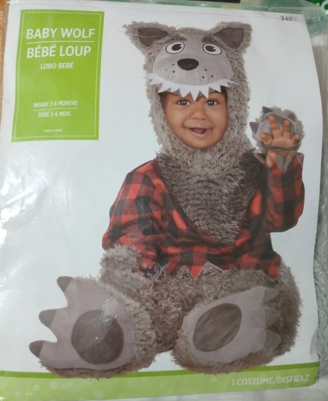 Baby Halloween Costumes: Wolf, Beetlejuice, Skeleton, Cactus image indicator(2)