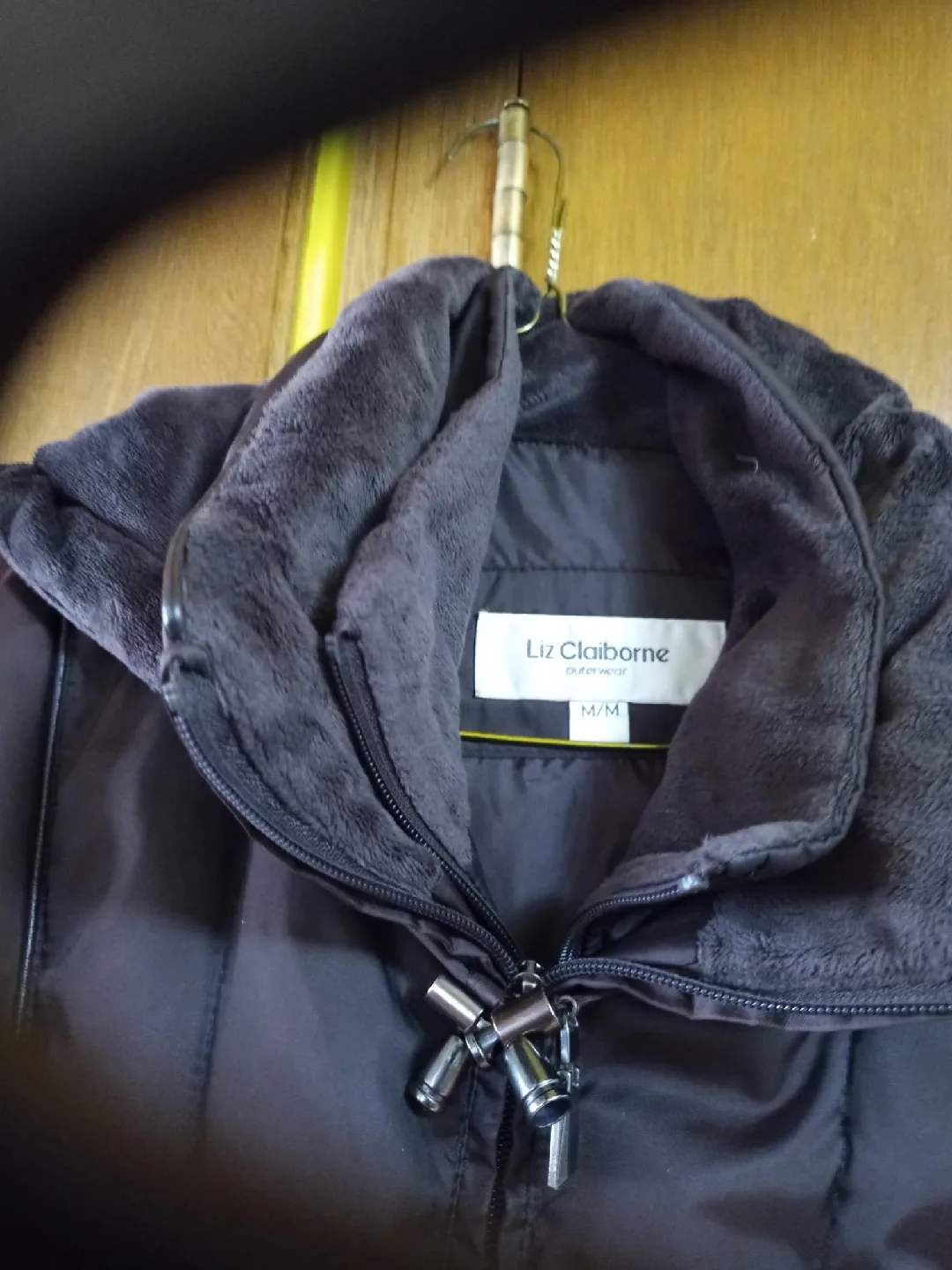 Liz Claiborne Outerwear Brown Puffer Coat - M/M image indicator(2)