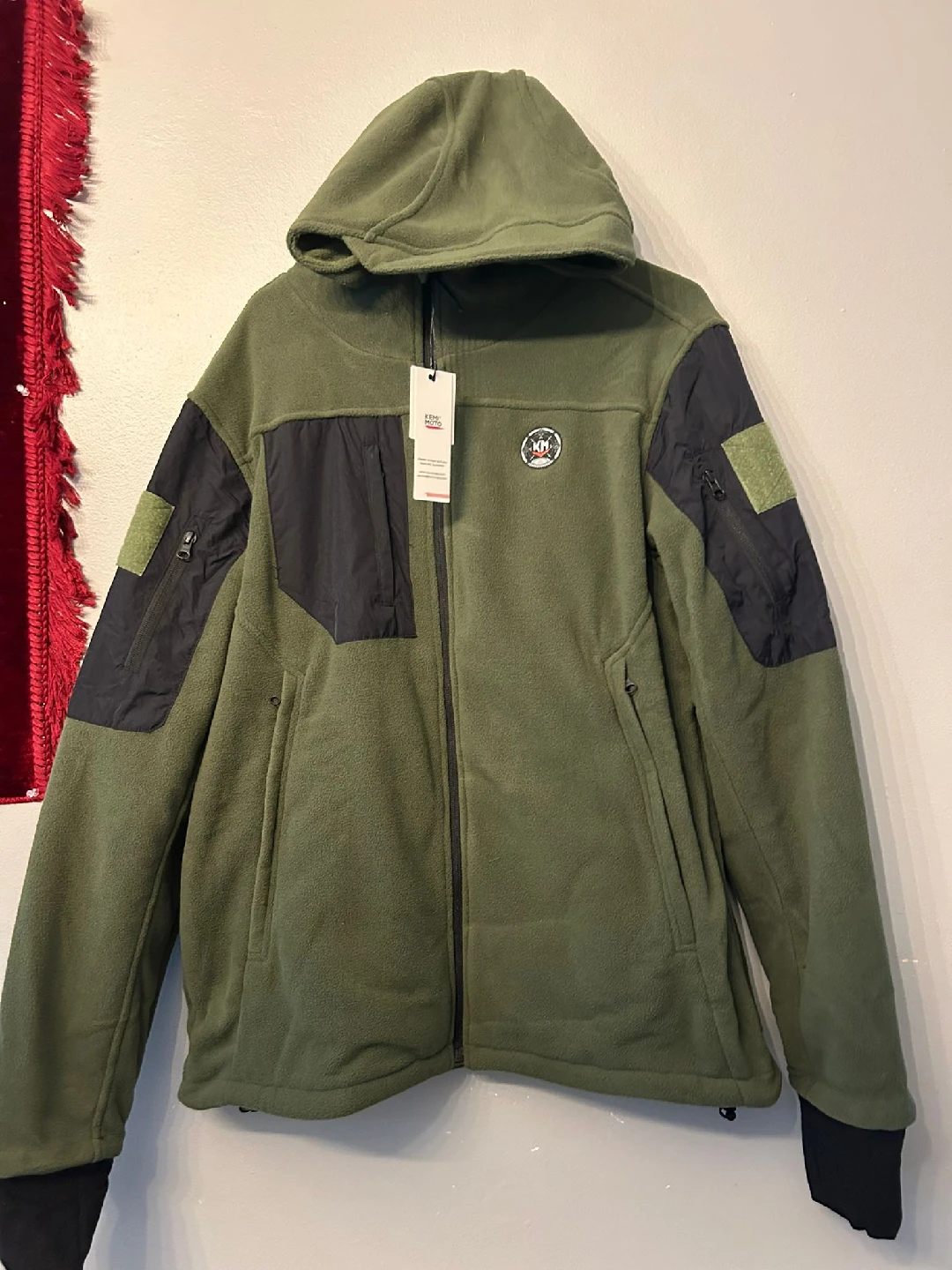 KEMIMOTO Heated Fleece Jacket - XL - Olive Green - photo 3