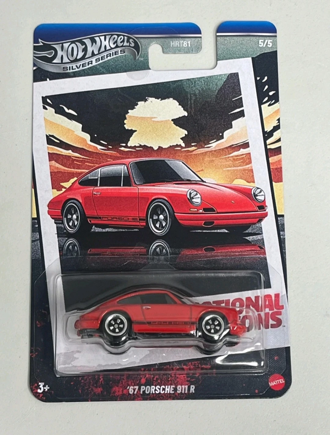Hot Wheels '67 Porsche 911 R Silver Series