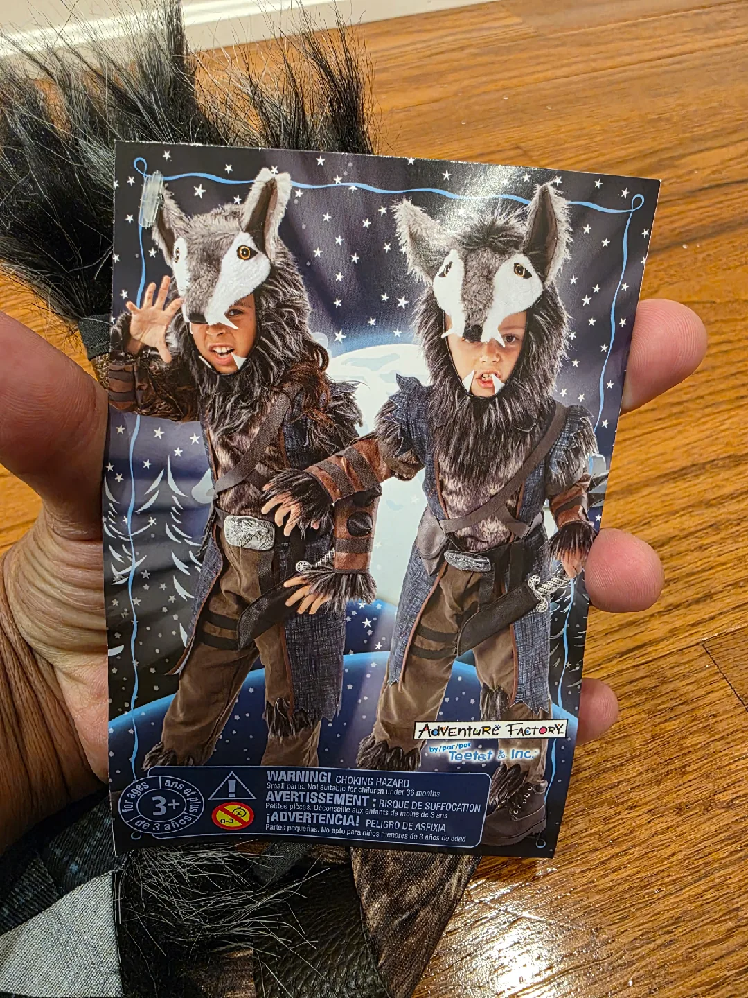 Halloween Werewolf Costume - Size 3-4 , 5-6, 7-8 image indicator(2)