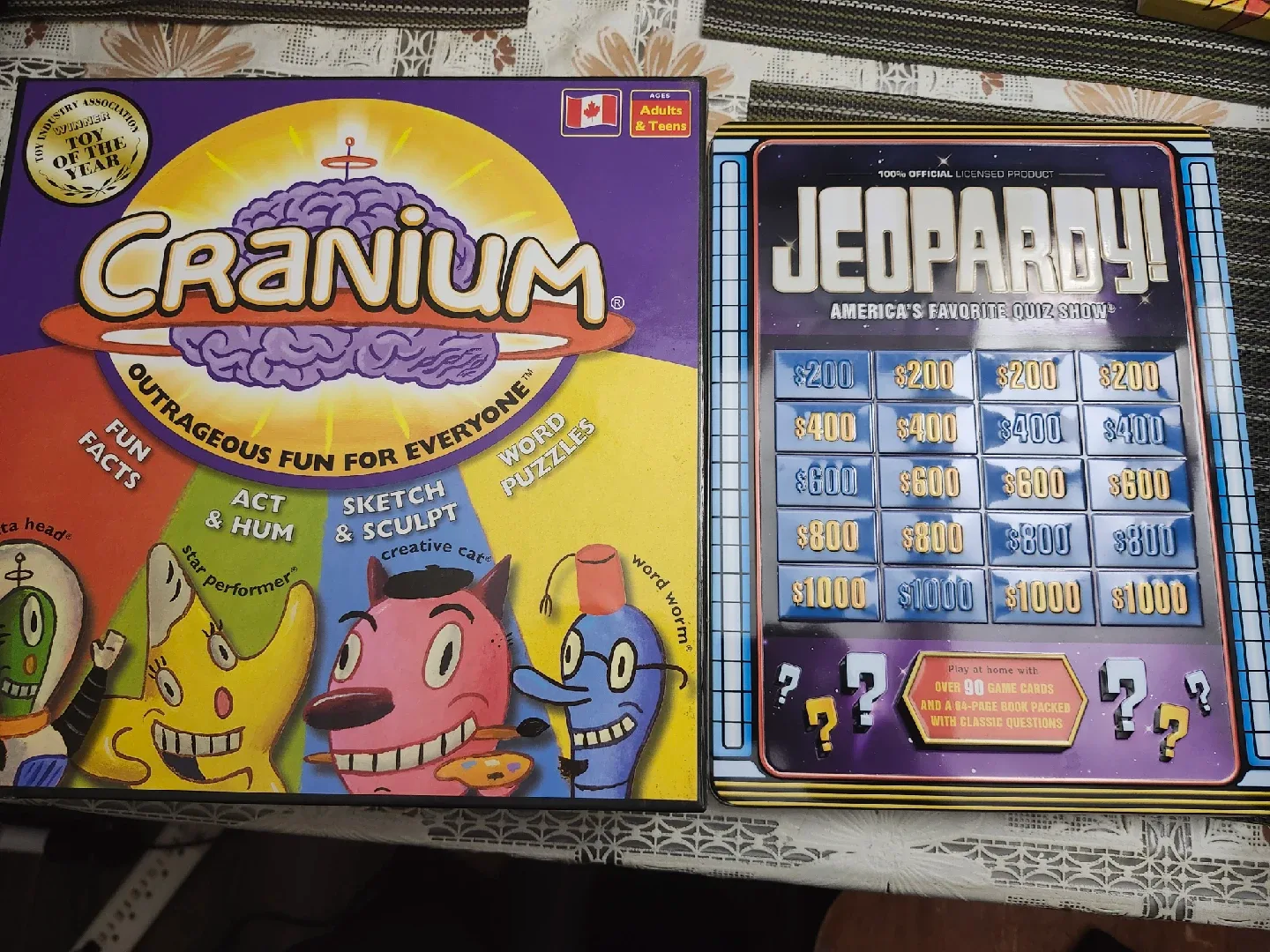 Cranium Board Game & Jeopardy! Quiz Show thumbnail