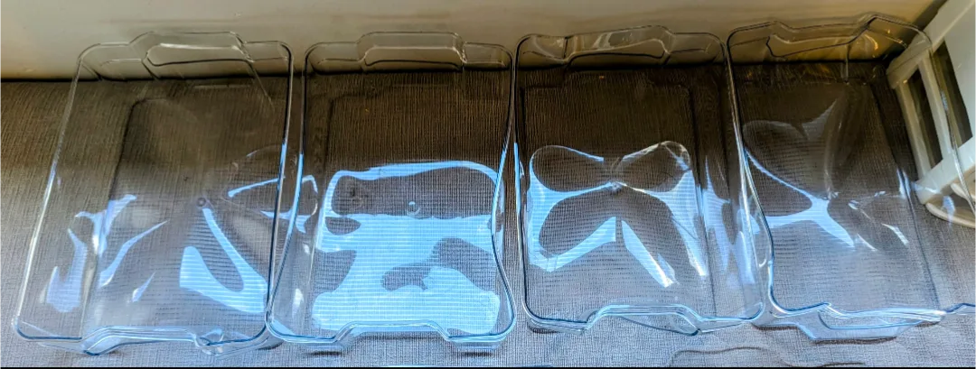 Clear Fridge Organizer Bins and Desk Storage image indicator(4)