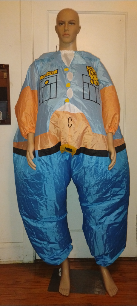 Cop Inflatable Adult Costume One-Size