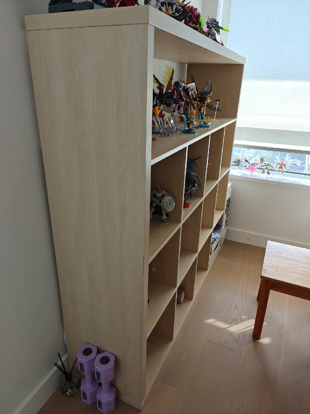 IKEA Kallax Shelf Unit - White Stained Oak 4x4 image indicator(4)