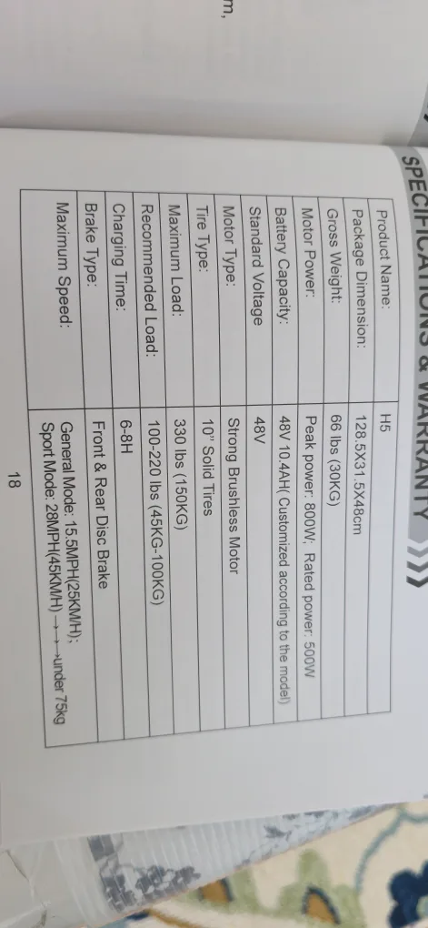 Evercross H5 Electric Scooter - Black image indicator(7)