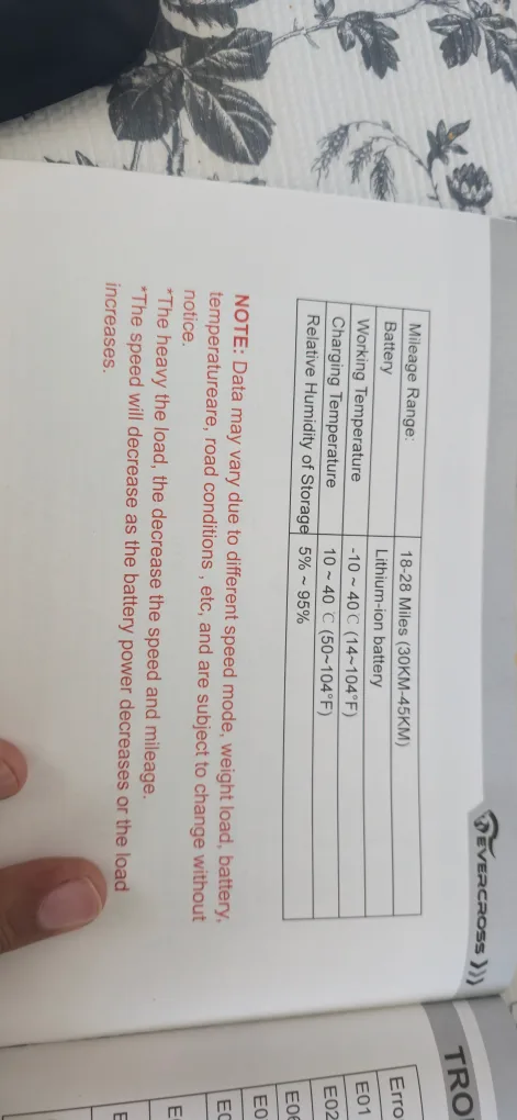 Evercross H5 Electric Scooter - Black image indicator(8)