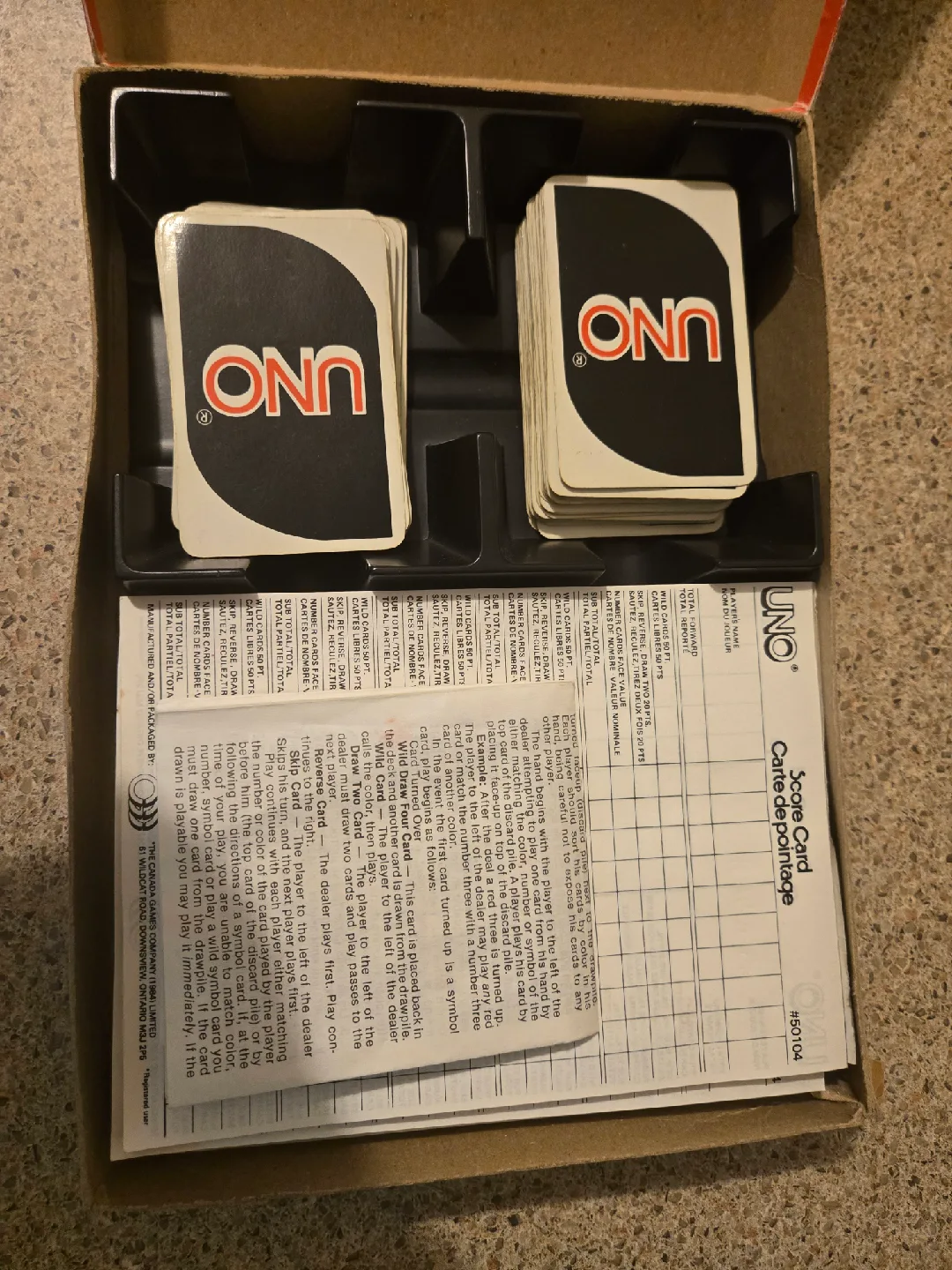Vintage UNO Deluxe Card Game from 1979 image indicator(2)