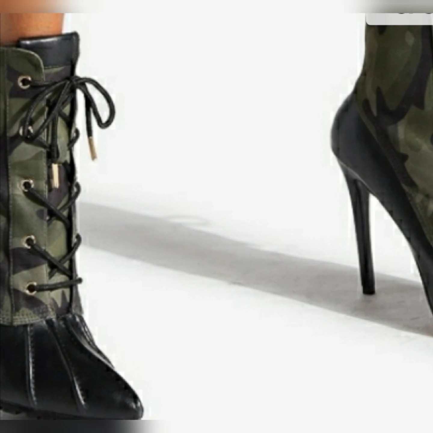 Camouflage High Heel Duck Boots - photo 2