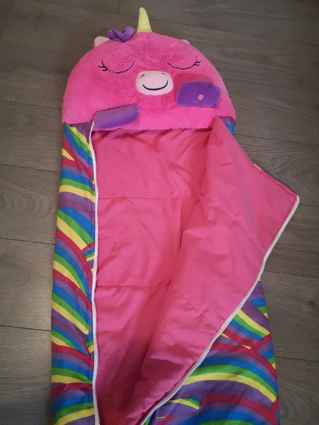 Rainbow Unicorn Kids Sleeping Bag image indicator(3)